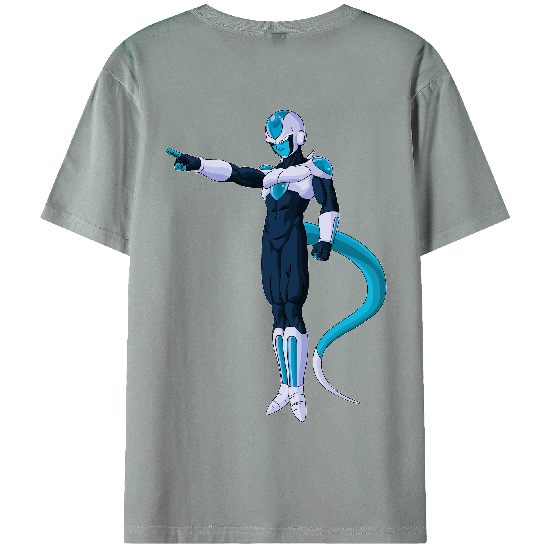 （画像用） ドラゴンボール フリーザ DRAGON BALL Frieza 綿100％ メンズ半袖Tシャツ（バックプリント） 通気性